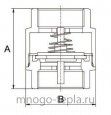 Обратный клапан 1 ГГ TIM JH-1012 с металлическим штоком - №4