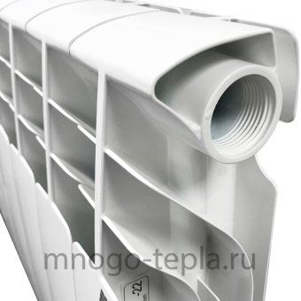 Биметаллический радиатор отопления STI Bimetal GRAND 500/100, 8 секций, на площадь до 14.5 м2, тепловая мощность 1448 Вт - №1