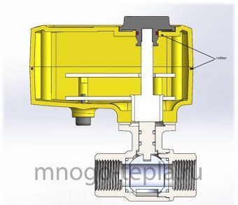 Кран с электроприводом Neptun Profi 220В 1 1/4" - №1