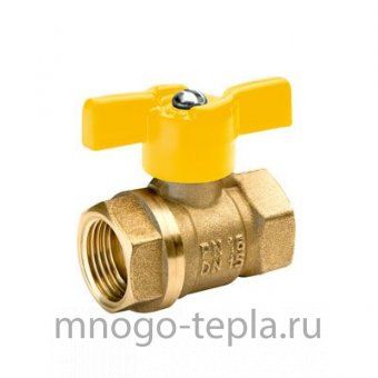 Кран шаровой газовый БАЗ 11б27п ГГ бабочка 25 (А10/1) - №1