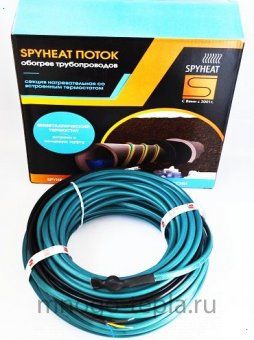 Нагревательная секция с термодатчиком SpyHeat Поток SHFD-13-100 (8 м 100 Вт) - №1