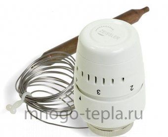 Термоголовка для отопления Tim TH-K-0402 с выносным датчиком, резьба M30x1.5 - №1