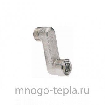 Эксцентрический переходник никелированный г/ш 1/2 TIM 3см - №1
