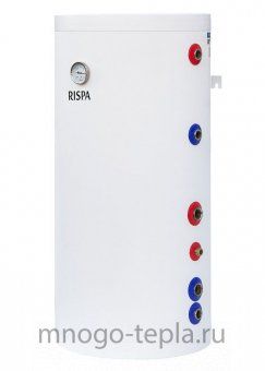 Бойлер косвенного нагрева Rispa RBW 100 R настенный, с подключением справа, нерж. сталь, магниевый анод - №1