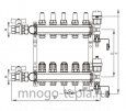 Коллекторная группа Tim (KC006) 1" ВР, 6 отводов 3/4", расходомер, воздухоотводчик, сливной кран - №5