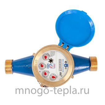 Счетчик воды ЭКО НОМ мокроход. многоструйный МСВ-20 (190мм, с КМЧ, наклейка) - №1
