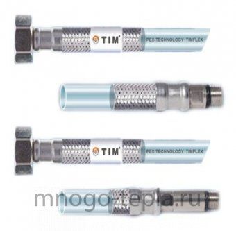 Гибкая подводка для смесителя c PEX трубкой TiM 1/2 г/ш M10 30 см - №1