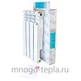 Алюминиевый радиатор STI Classic 500/80, 4 секции, на площадь до 5.4 м2 - №4
