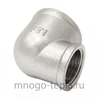 Угольник 3/4" х 1/2" ВР-ВР никелированный латунный - №1